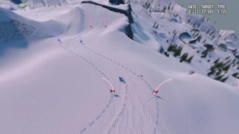 雪山滑雪大冒险
